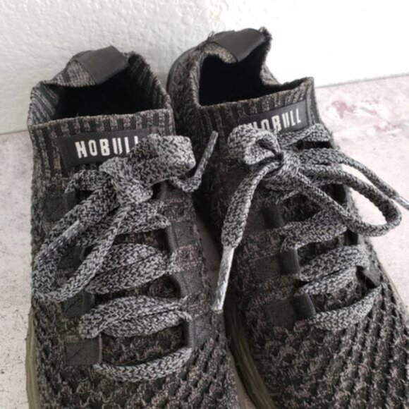 Nobull $159 Women's Knit Runner Sneakers size 8.5 Gray Athletic Gym Crossfit - Picture 10 of 10